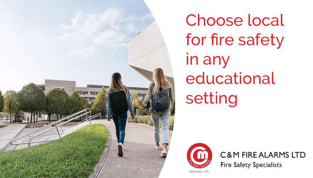 Choose local for fire safety in any educational setting